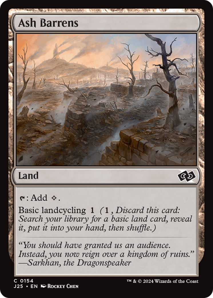 Ash Barrens [Foundations Jumpstart] | Silver Goblin