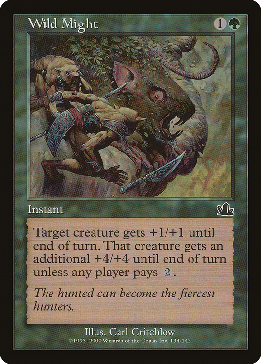 Wild Might [Prophecy] Foil