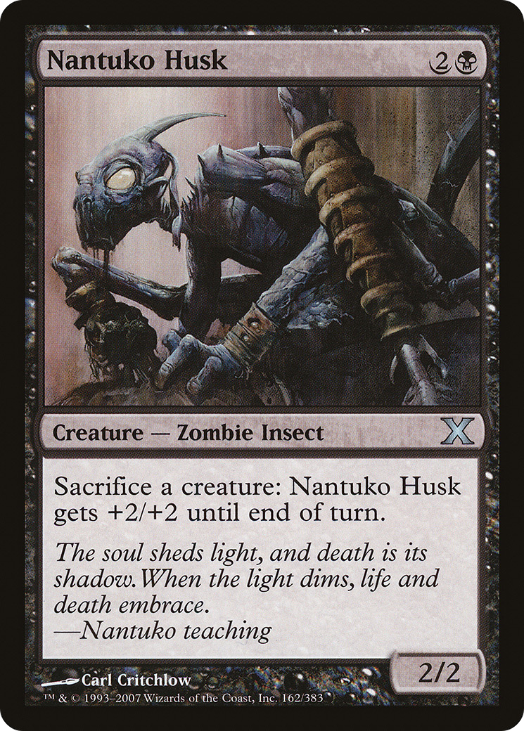 Nantuko Husk (162) Foil - Tenth Edition