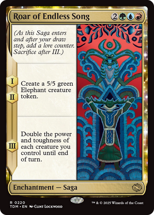 Roar of Endless Song (220) Foil - Tarkir: Dragonstorm
