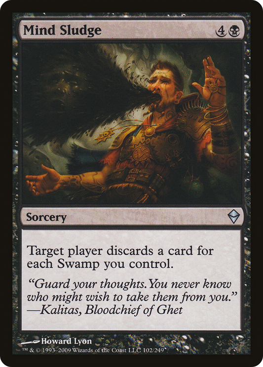 Mind Sludge [Zendikar] Foil