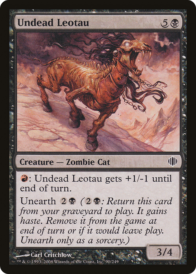 Undead Leotau [Shards of Alara] Foil