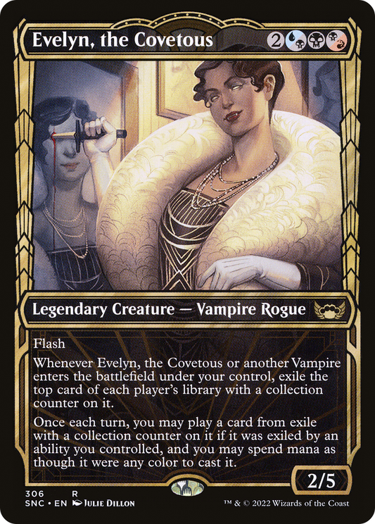 Evelyn, the Covetous (Showcase Golden Age) [Streets of New Capenna] Foil
