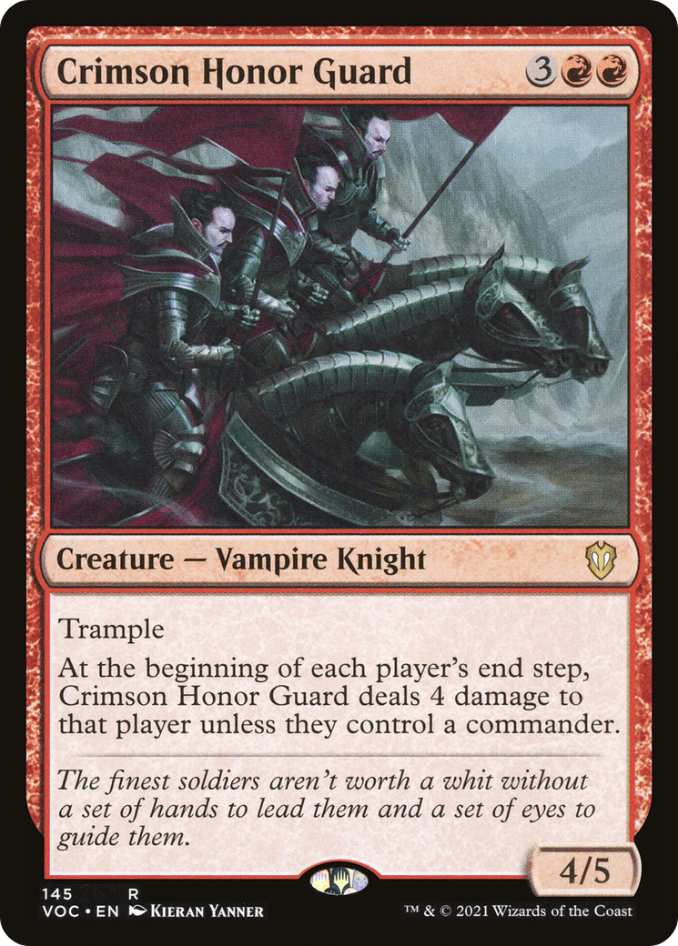 Crimson Honor Guard [Innistrad: Crimson Vow Commander] | Silver Goblin