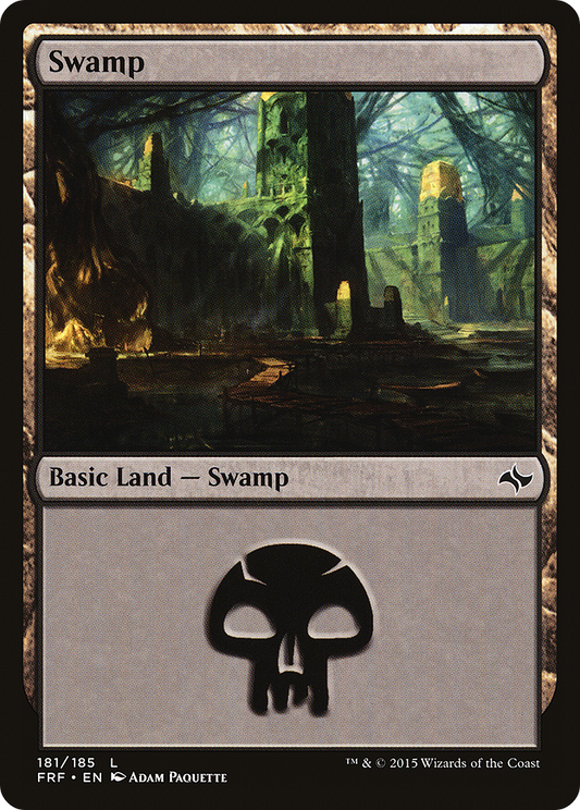 Swamp (181) [Fate Reforged] Foil