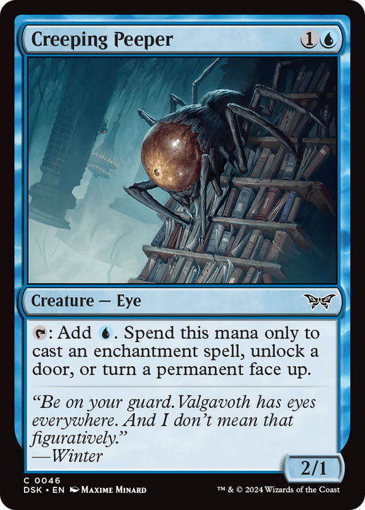 Creeping Peeper [Duskmourn: House of Horror] Foil