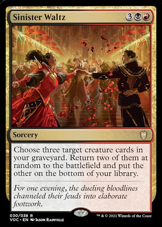 Sinister Waltz [Innistrad: Crimson Vow Commander] | Silver Goblin