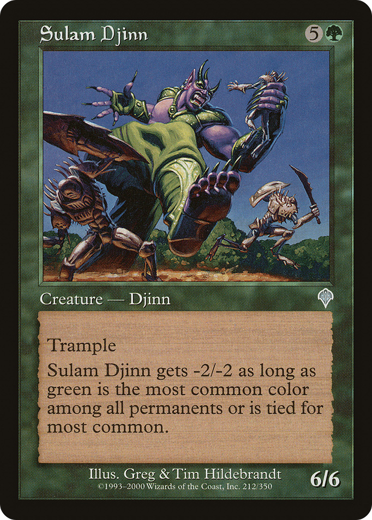 Sulam Djinn [Invasion] Foil