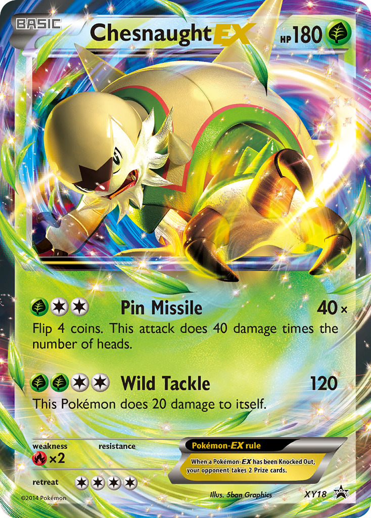 Chesnaught EX (XY18) [XY: Black Star Promos] | Silver Goblin