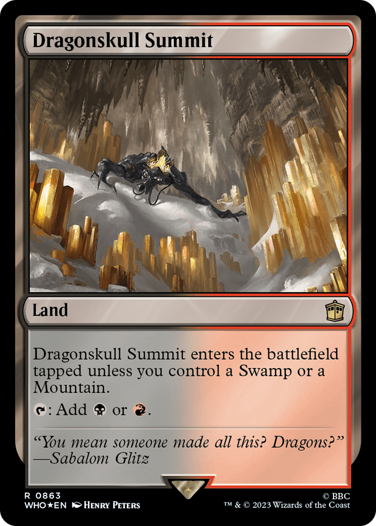 Dragonskull Summit (Surge Foil) [Doctor Who] | Silver Goblin