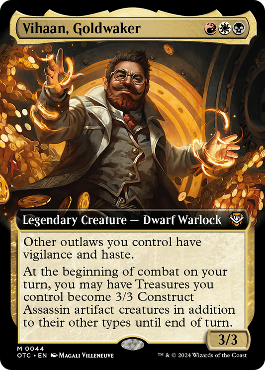 Vihaan, Goldwaker (Extended Art) [Outlaws of Thunder Junction Commander] Foil