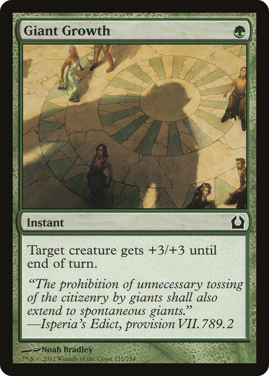 Giant Growth [Return to Ravnica] Foil