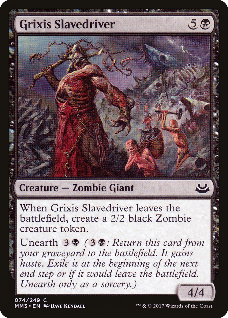 Grixis Slavedriver [Modern Masters 2017] Foil