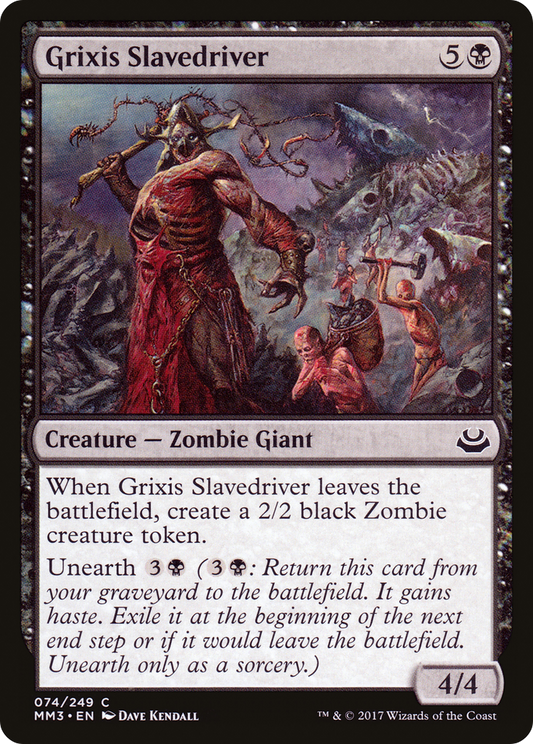 Grixis Slavedriver [Modern Masters 2017] Foil