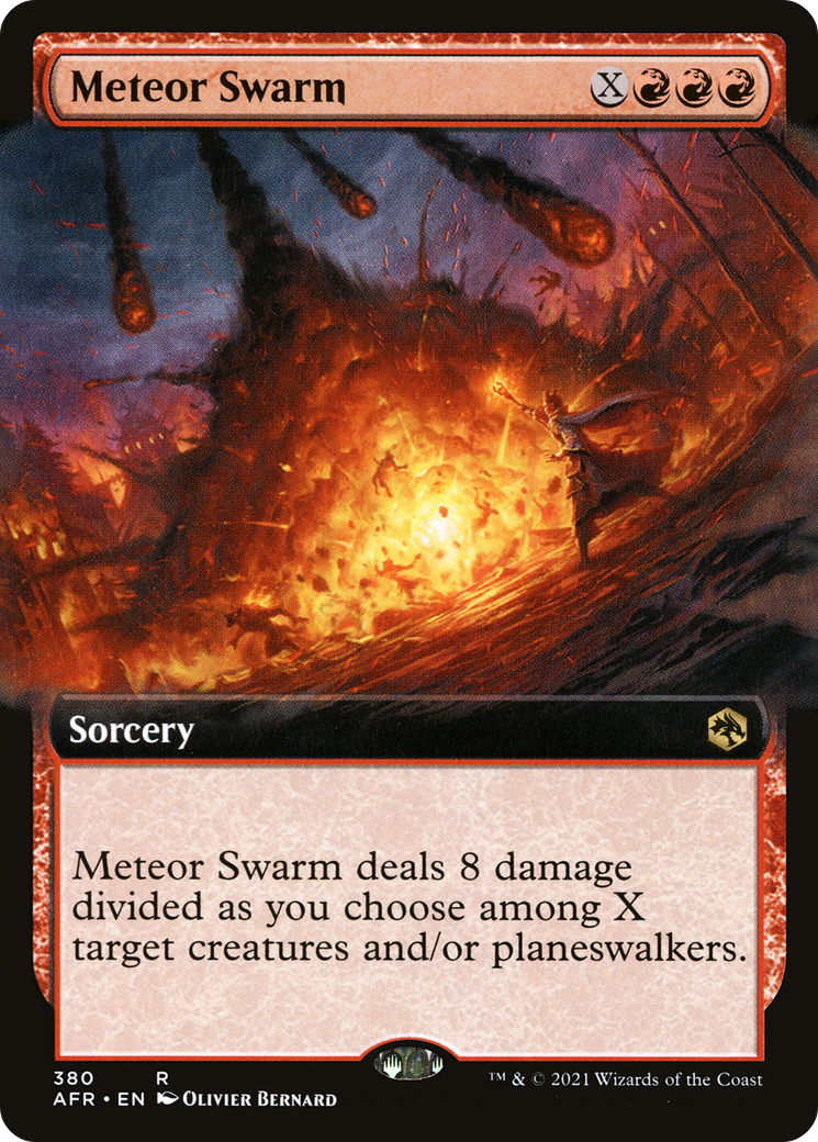 Meteor Swarm (Extended Art) (380) - Adventures in the Forgotten Realms