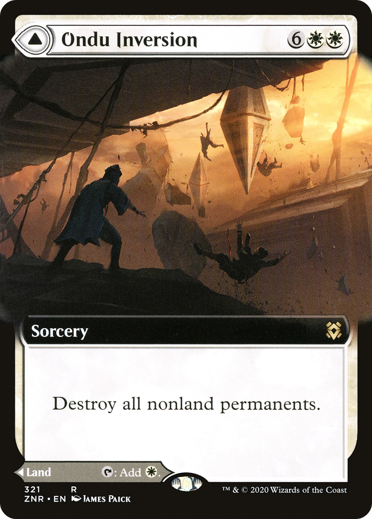 Ondu Inversion (Extended Art) (321) Foil - Zendikar Rising