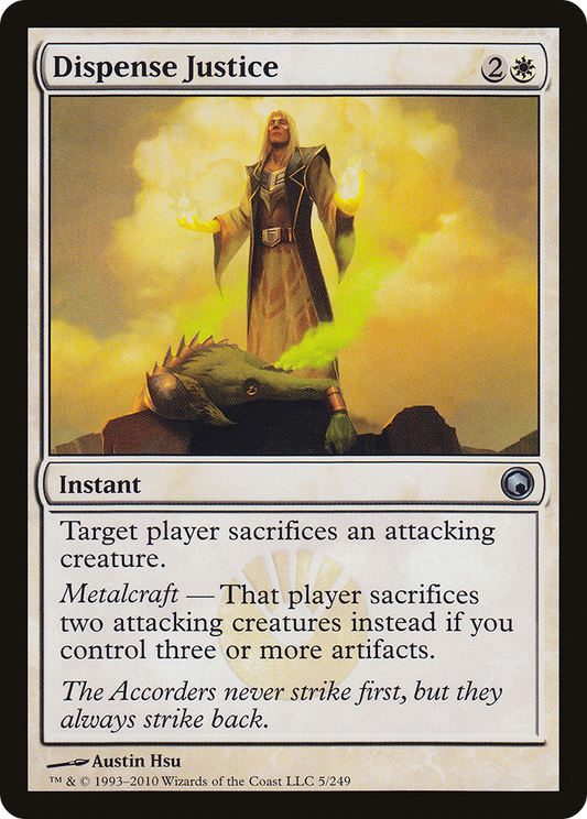 Dispense Justice [Scars of Mirrodin] Foil