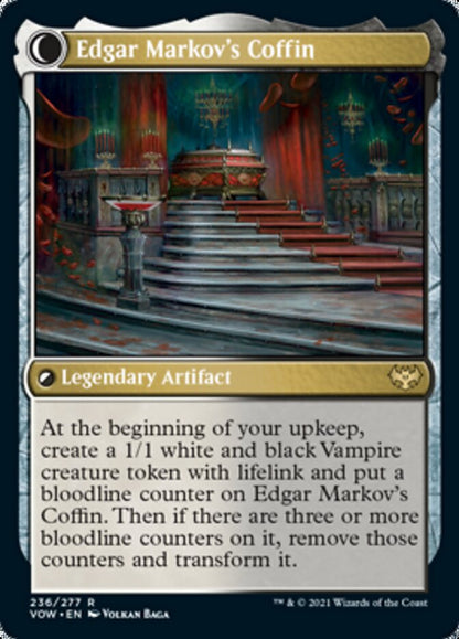 Edgar, Charmed Groom // Edgar Markov's Coffin [Innistrad: Crimson Vow] Foil