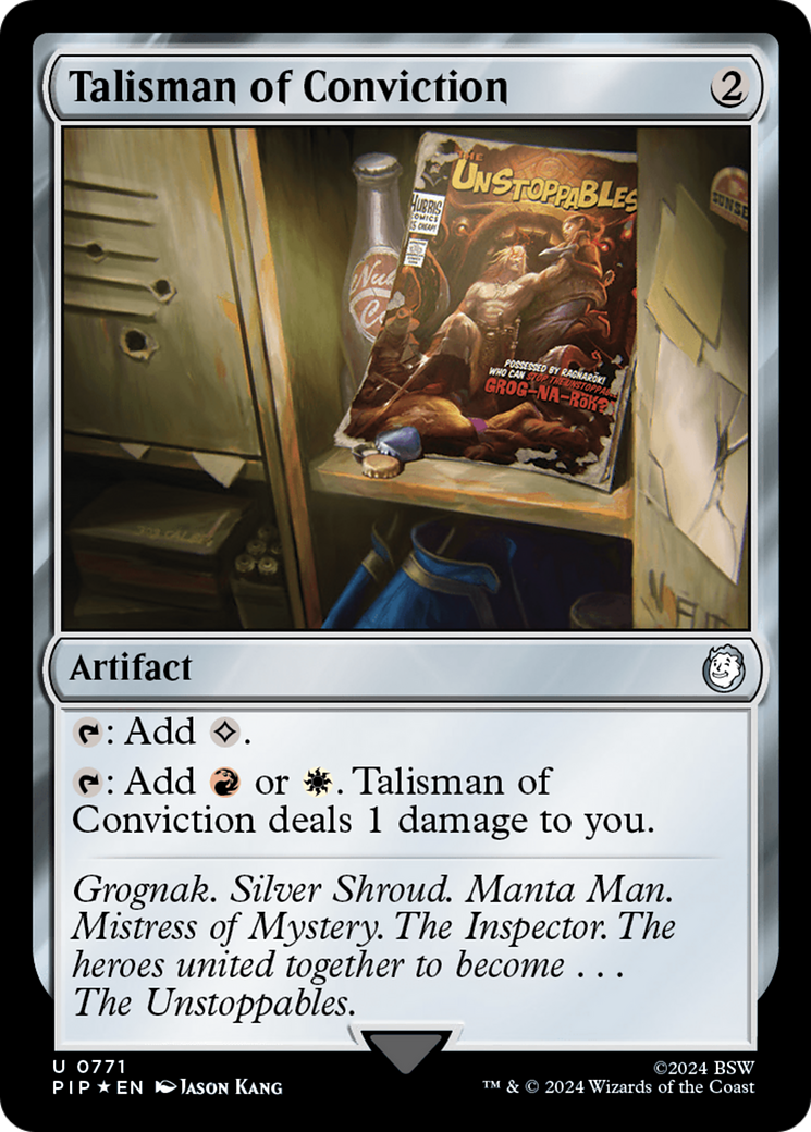 Talisman of Conviction (Surge Foil) [Fallout] | Silver Goblin