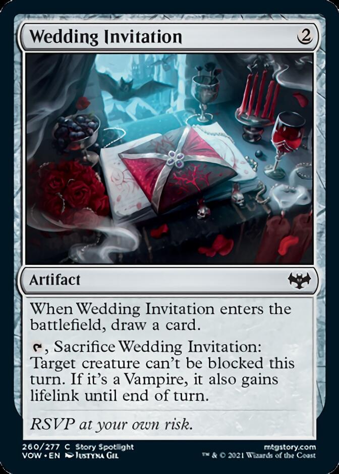 Wedding Invitation [Innistrad: Crimson Vow] | Silver Goblin