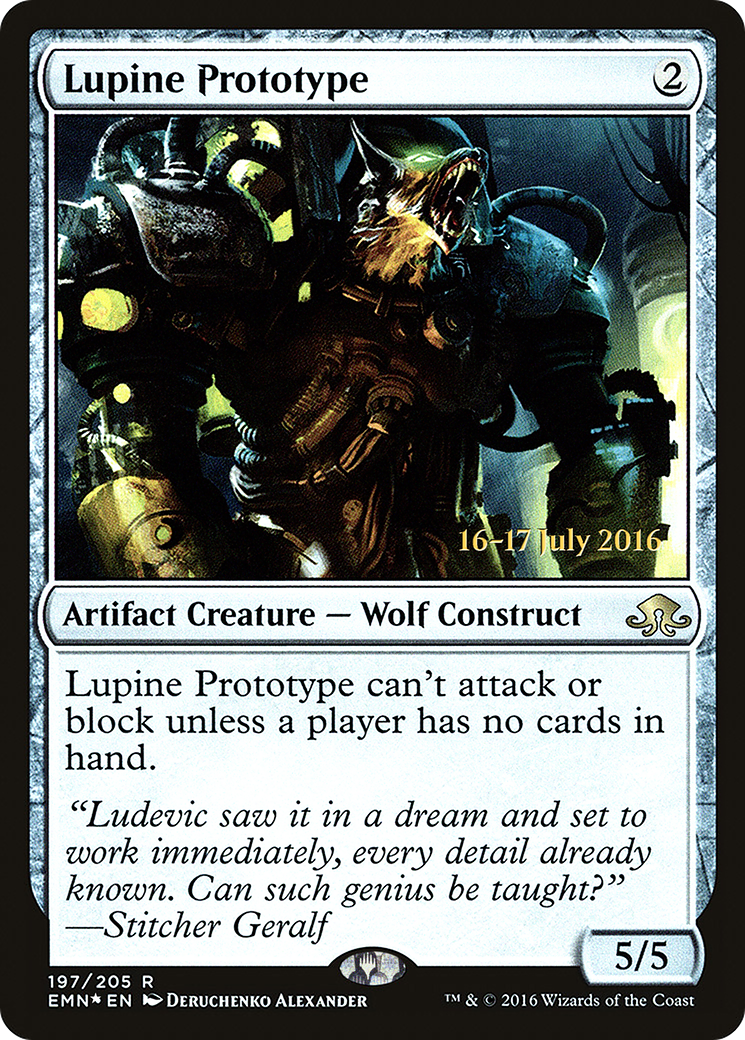 Lupine Prototype [Eldritch Moon Prerelease Promos] | Silver Goblin