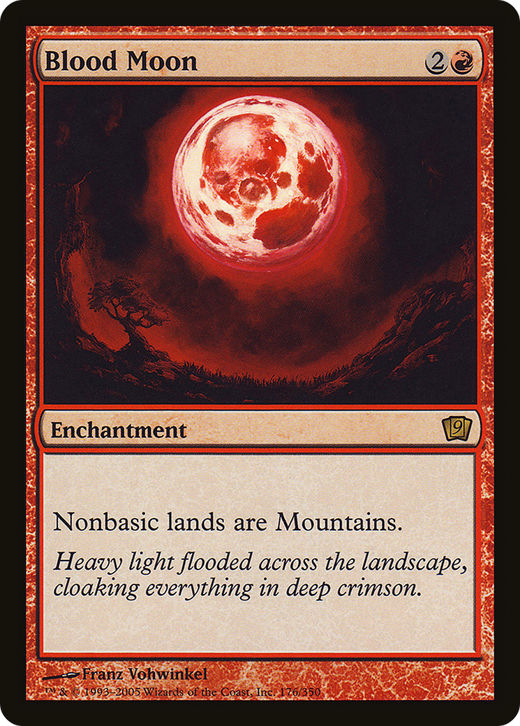 Blood Moon (176) Foil - Ninth Edition