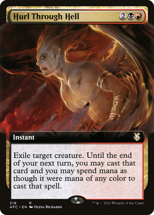 Hurl Through Hell (Extended Art) [Dungeons & Dragons: Adventures in the Forgotten Realms Commander]