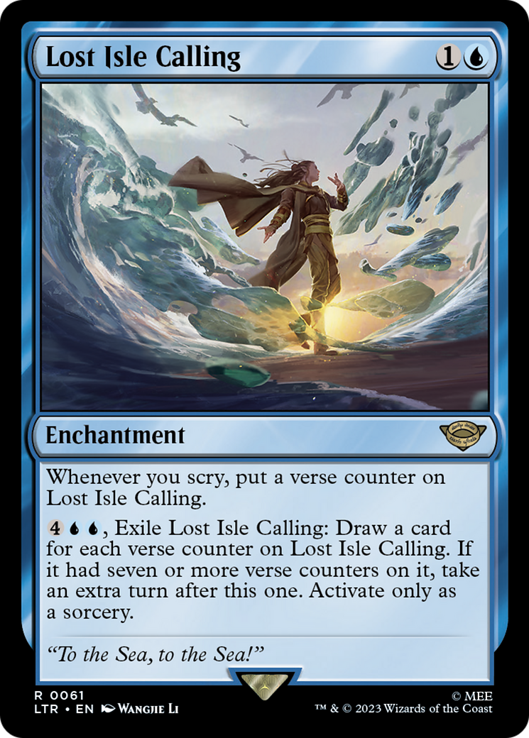 Lost Isle Calling [The Lord of the Rings: Tales of Middle-Earth] Foil