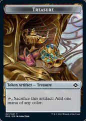 Thopter // Treasure (21) Double-Sided Token [Modern Horizons 2 Tokens] | Silver Goblin