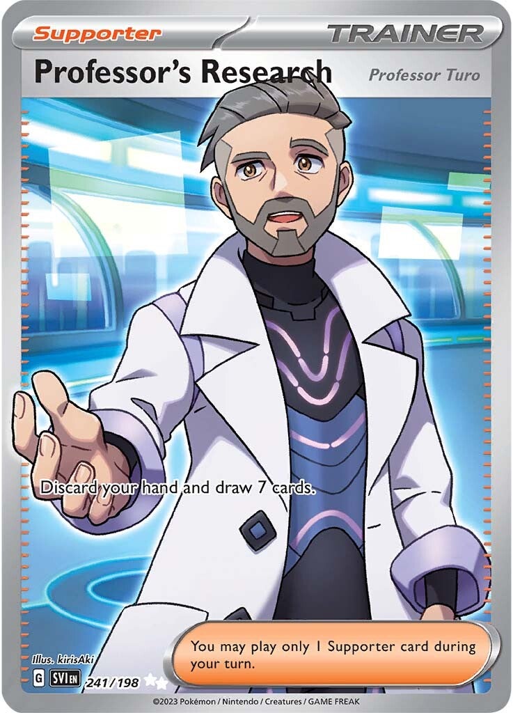 Professor's Research (Professor Turo) (241/198) [Scarlet & Violet: Base Set] | Silver Goblin