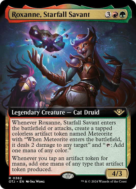 Roxanne, Starfall Savant (Extended Art) [Outlaws of Thunder Junction] Foil