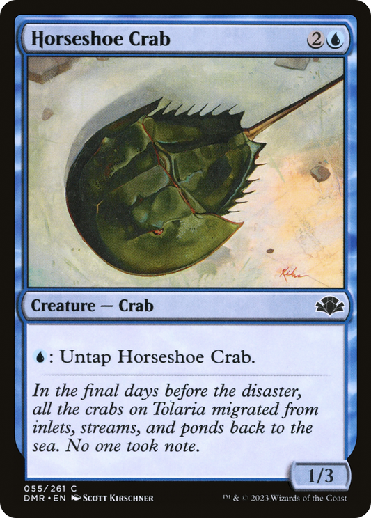 Horseshoe Crab [Dominaria Remastered] Foil