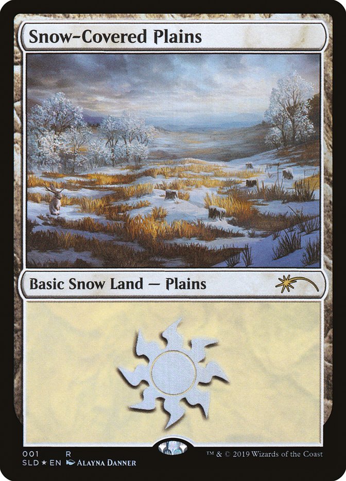 Snow-Covered Plains (001) [Secret Lair Drop Series] | Silver Goblin