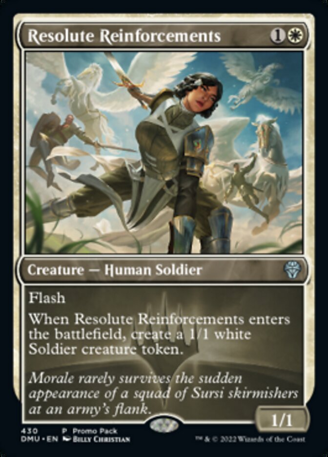 Resolute Reinforcements (Promo Pack) [Dominaria United Promos] | Silver Goblin