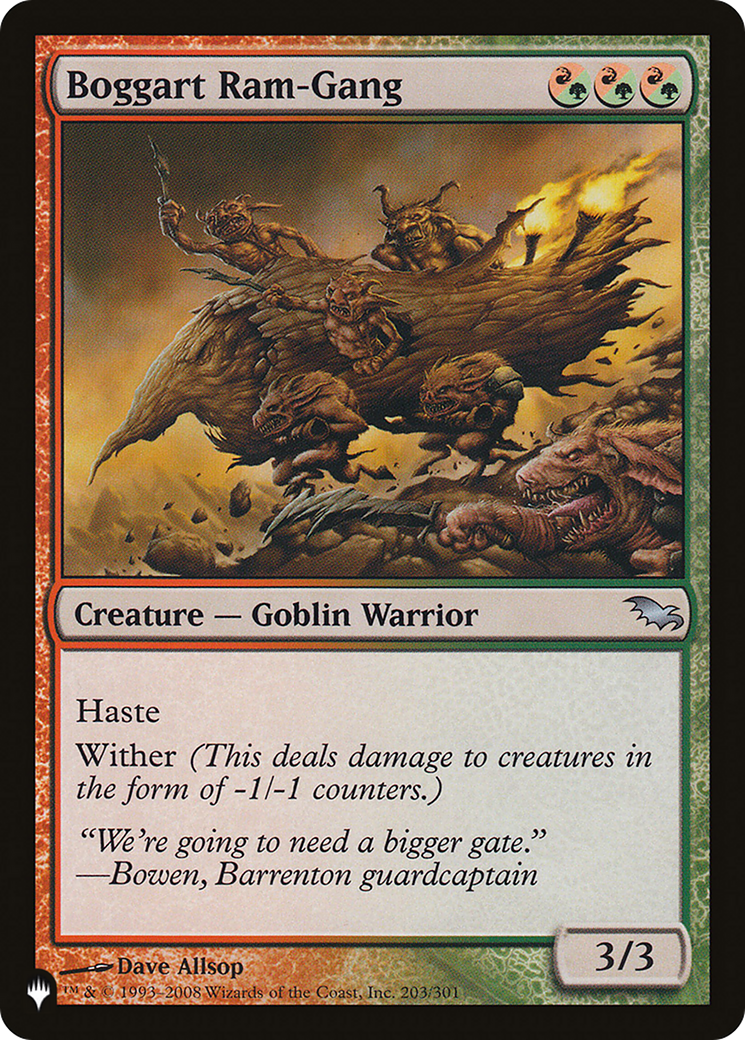 Boggart Ram-Gang [The List Reprints] | Silver Goblin