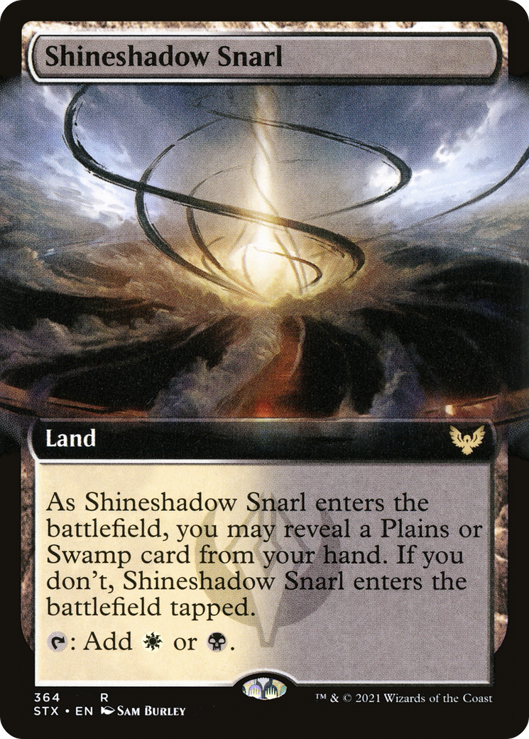 Shineshadow Snarl (Extended Art) [Strixhaven: School of Mages] Foil