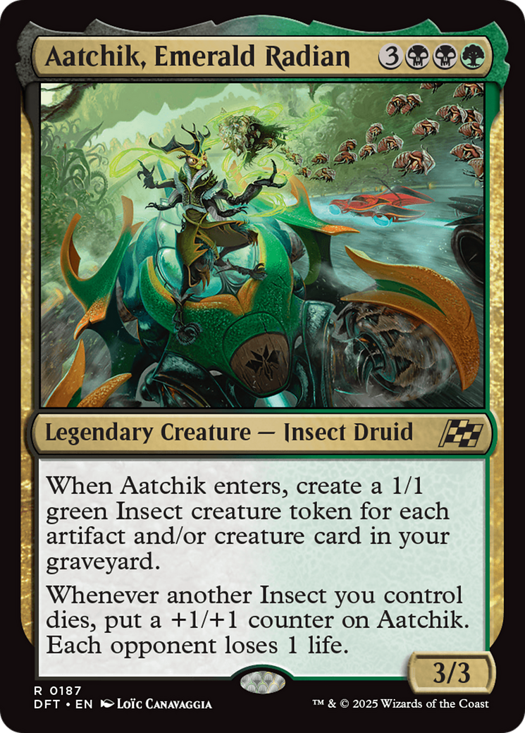 Aatchik, Emerald Radian [Aetherdrift] | Silver Goblin