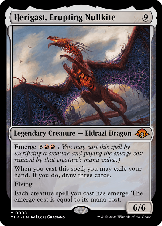 Herigast, Erupting Nullkite [Modern Horizons 3] Foil