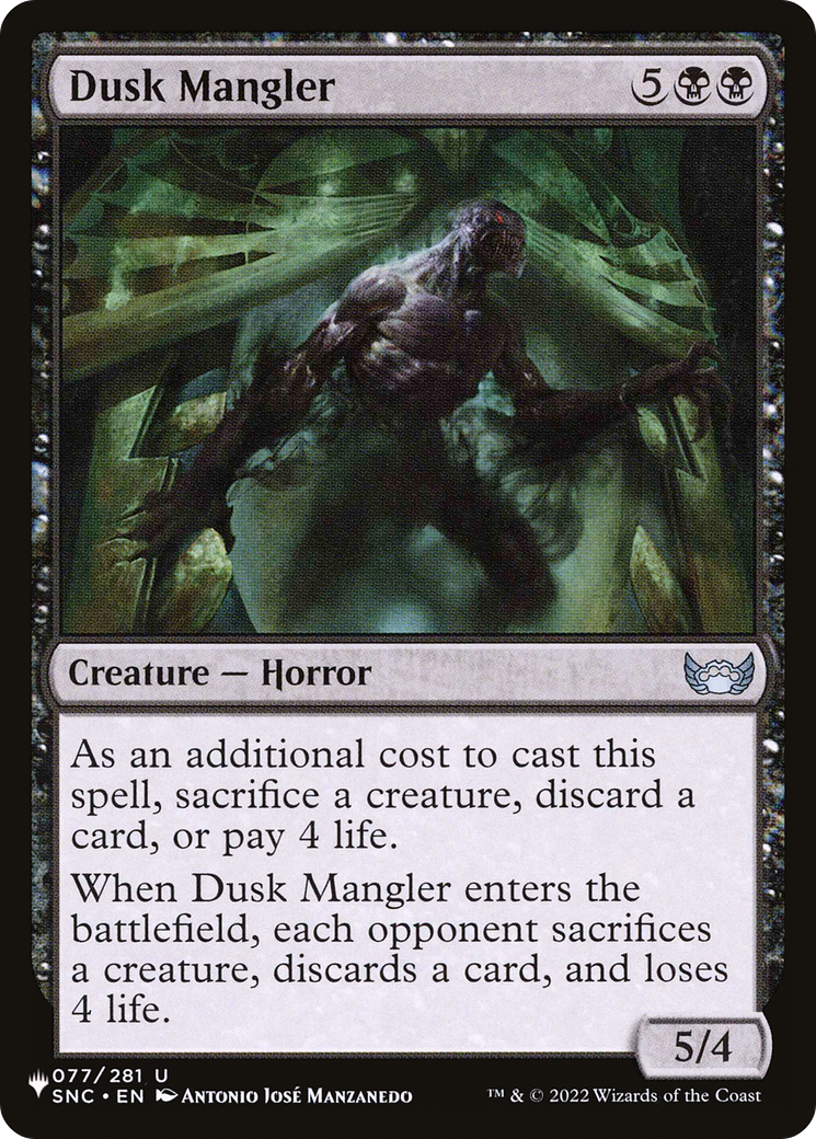 Dusk Mangler [The List Reprints] | Silver Goblin