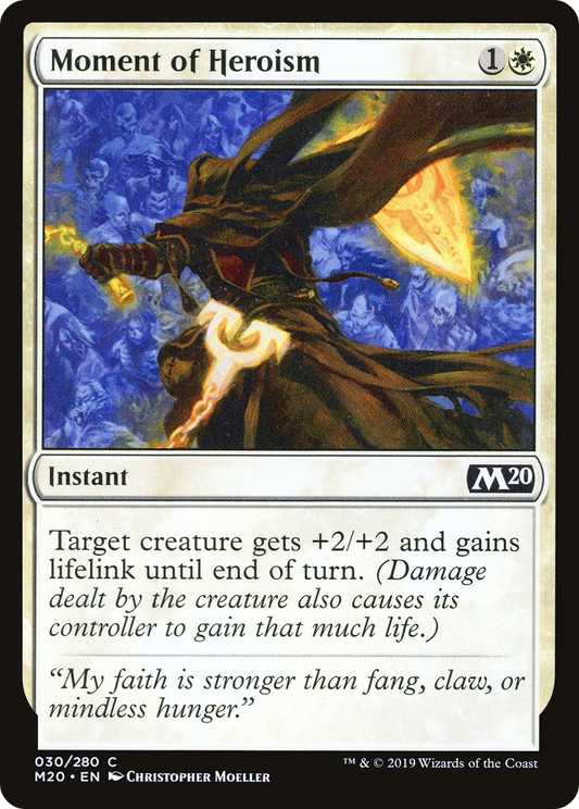 Moment of Heroism [Core Set 2020] Foil