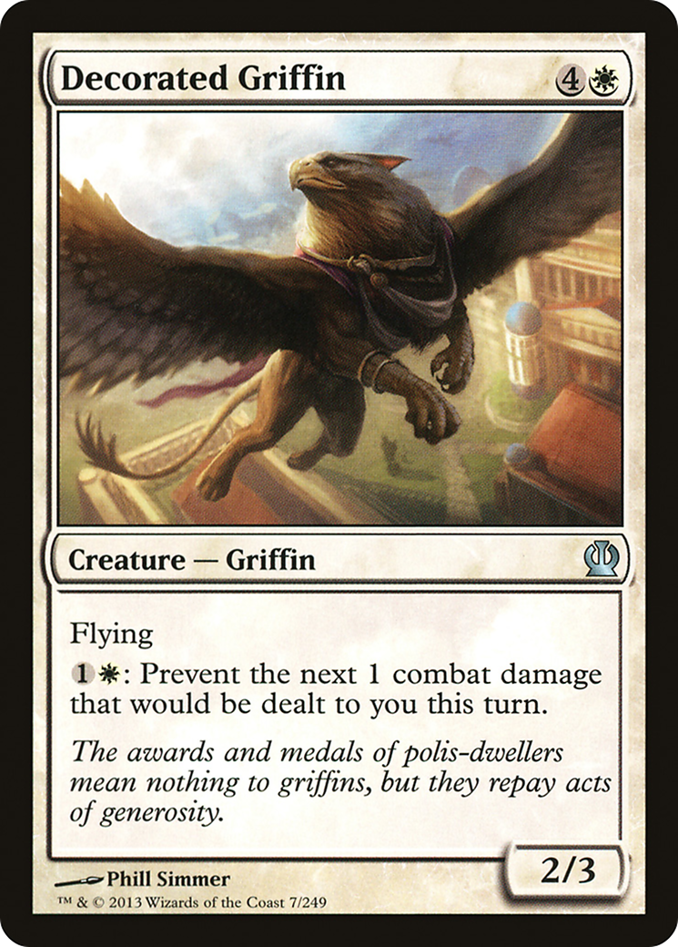 Decorated Griffin [Theros] Foil