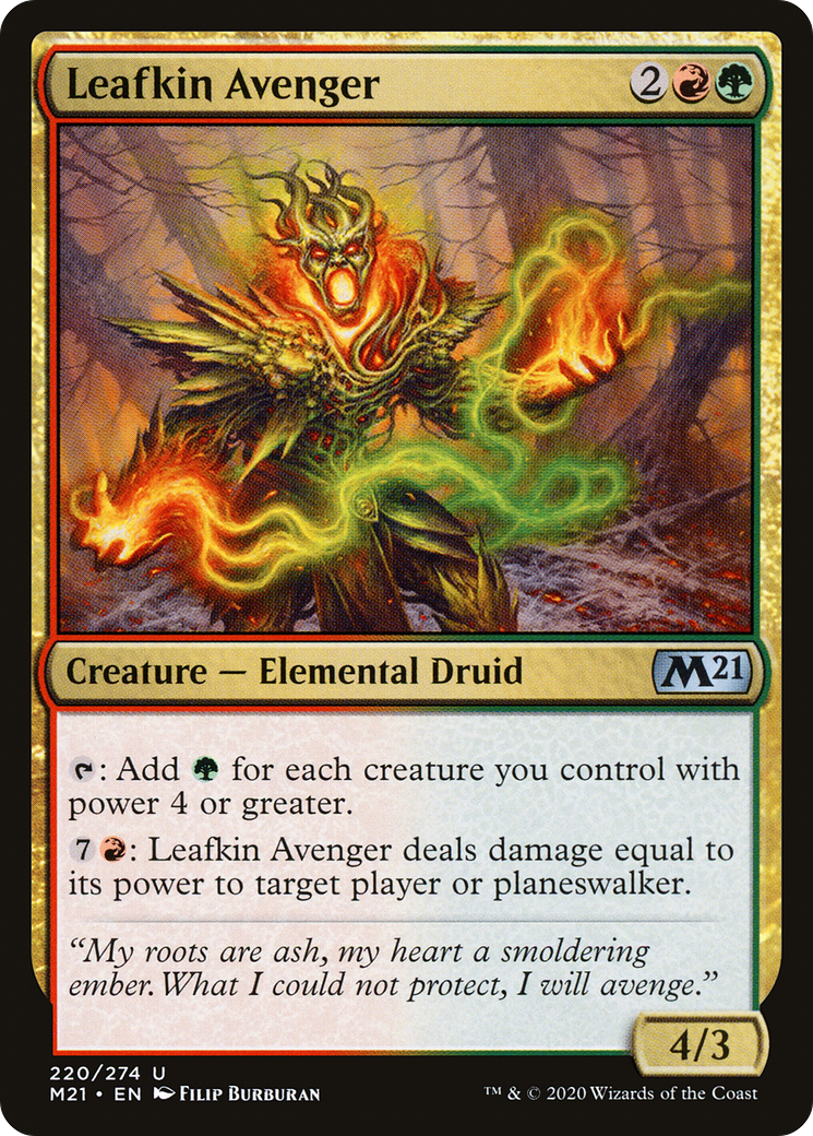 Leafkin Avenger (220) Foil - Core Set 2021