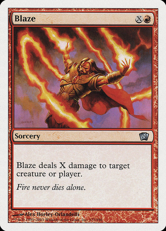 Blaze [Eighth Edition] Foil