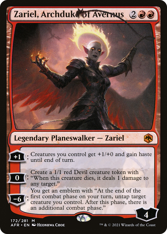 Zariel, Archduke of Avernus [Dungeons & Dragons: Adventures in the Forgotten Realms] Foil