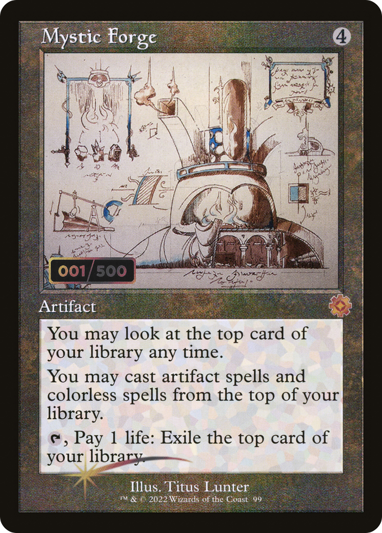 Mystic Forge Serialized #500/500 [The Brothers' War Retro Artifacts] Foil