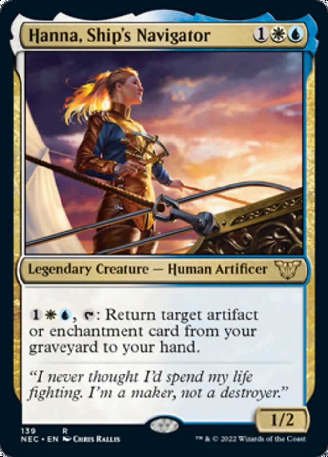 Hanna, Ship's Navigator [Kamigawa: Neon Dynasty Commander] | Silver Goblin