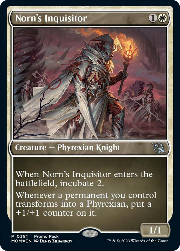 Norn's Inquisitor (Promo Pack) [March of the Machine Promos] Foil