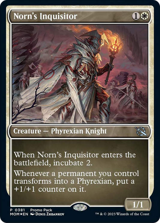 Norn's Inquisitor (Promo Pack) [March of the Machine Promos] Foil