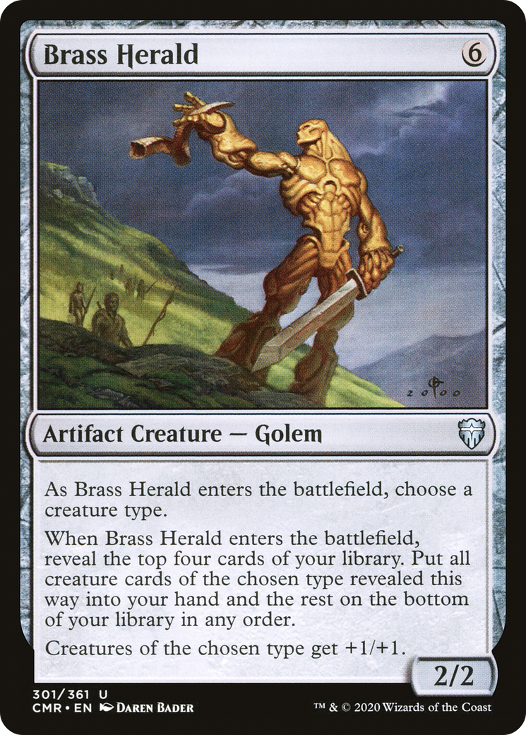 Brass Herald [Commander Legends] Foil