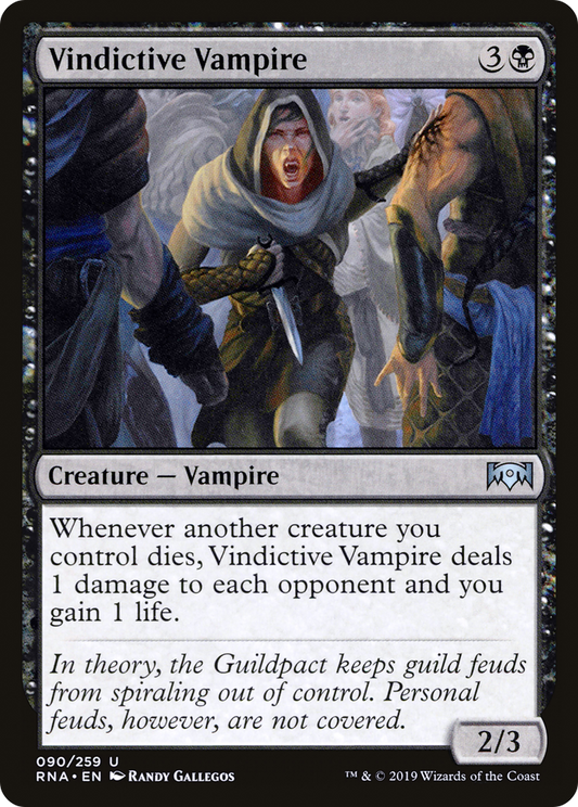 Vindictive Vampire [Ravnica Allegiance] Foil